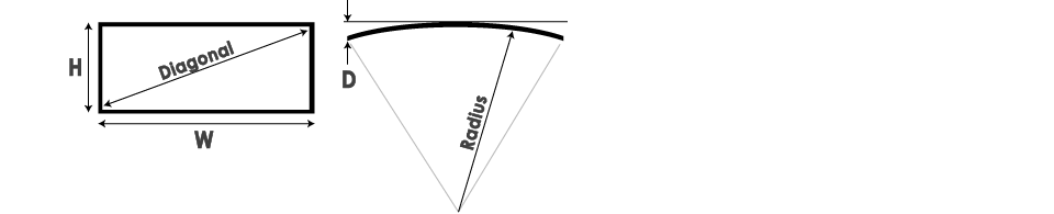 Theatre Curved Frame screen